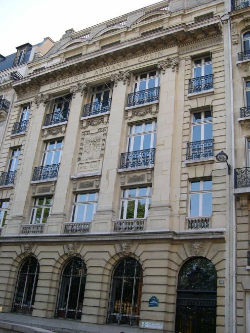  Ancienne librairie Armand Colin (boulevard Saint-Michel, 5e)